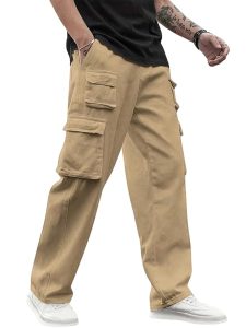Mens cargo joggers