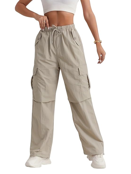 wide leg cargo pants