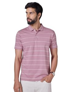 Striped polo t-shirt 